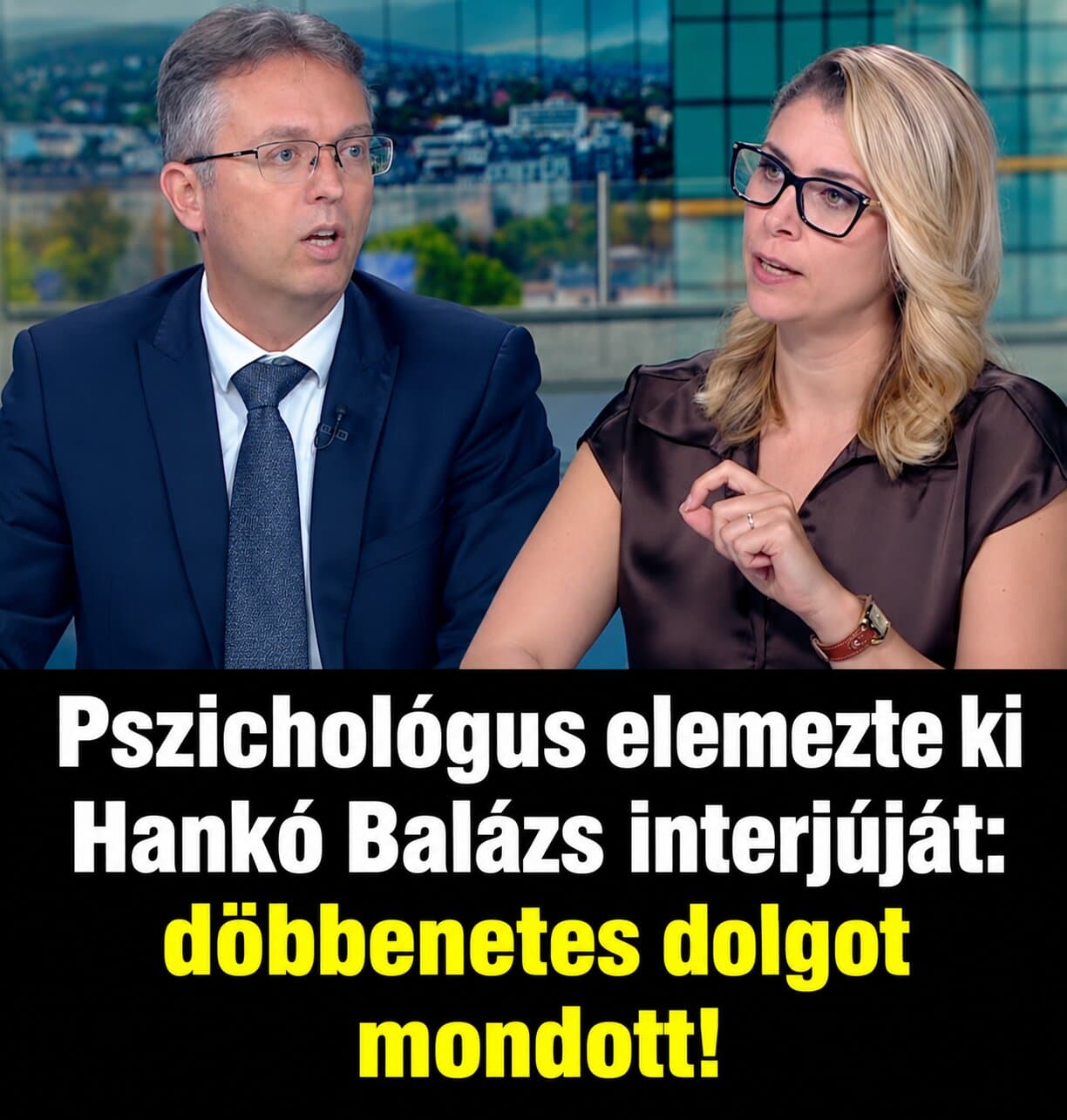 Pszichológus elemezte ki Hankó Balázs interjúját: döbbenetes dolgot mondott