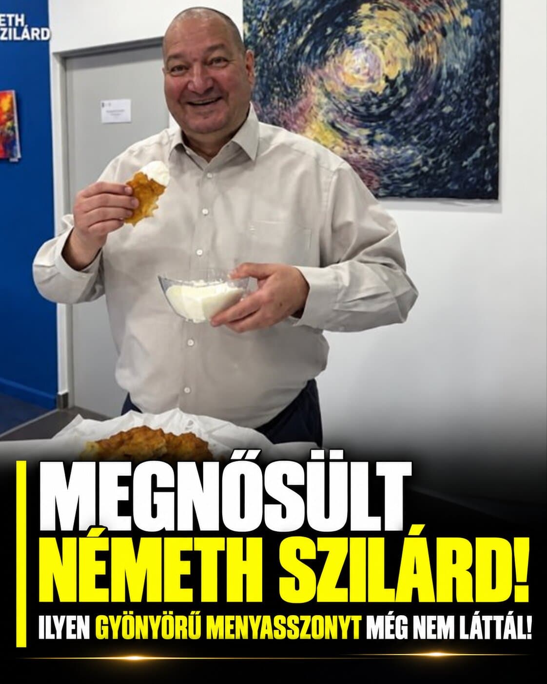 Megnősült Németh Szilárd, nem hiszed el ki az új felesége - ilyen gyönyörű menyasszonyt még nem láttál