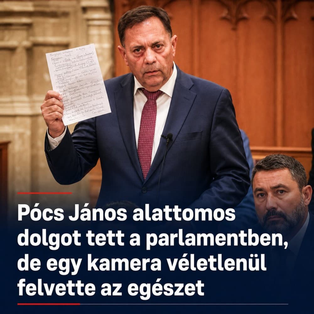 Pócs János nagyon alattomos dolgot tett a parlamentben, de egy kamera véletlenül felvette az egészet! 👇𝐂𝐢𝐤𝐤 𝐚 𝐡𝐨𝐳𝐳𝐚́𝐬𝐳𝐨́𝐥𝐚́𝐬𝐨𝐤𝐧𝐚́𝐥!