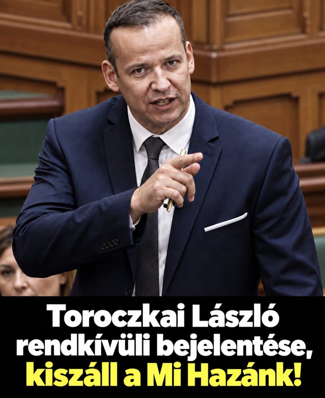Toroczkai László rendkívüli bejelentetése, kiszáll a Mi Hazánk!