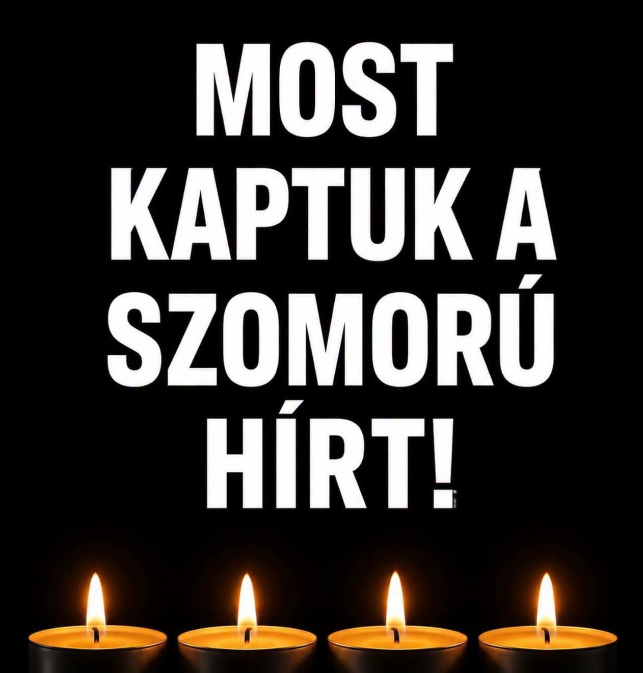 1 perce érkezett! Gyászba borult az ország – Szörnyű hírt kaptunk – nagy név távozott közülünk! 👇𝐂𝐢𝐤𝐤 𝐚 𝐡𝐨𝐳𝐳𝐚́𝐬𝐳𝐨́𝐥𝐚́𝐬𝐨𝐤𝐧𝐚́𝐥!