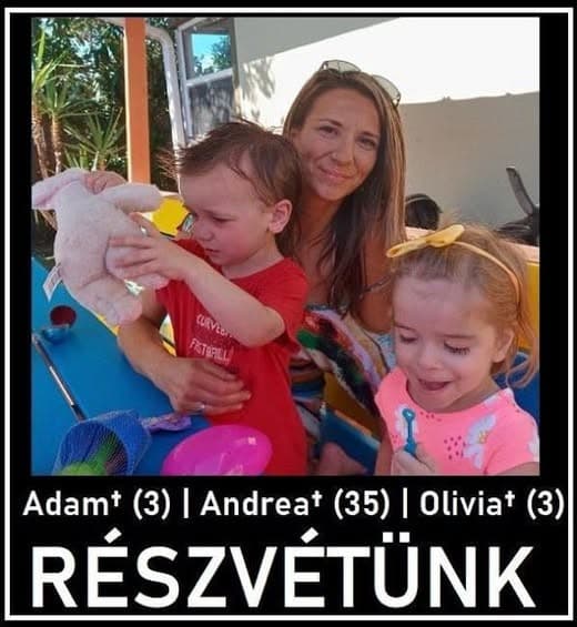 Kedves ismerőseim,barátaim . Összeszorult szívvel, kimondhatatlan fájdalommal kell megosztanom veletek a legszörnyűbb hírt: szeretett feleségem, Andrea, és két drága kisgyermekem tegnap tragikus körülmények között elhunytak. Elveszítettem mindent, amiért eddig éltem… 💔