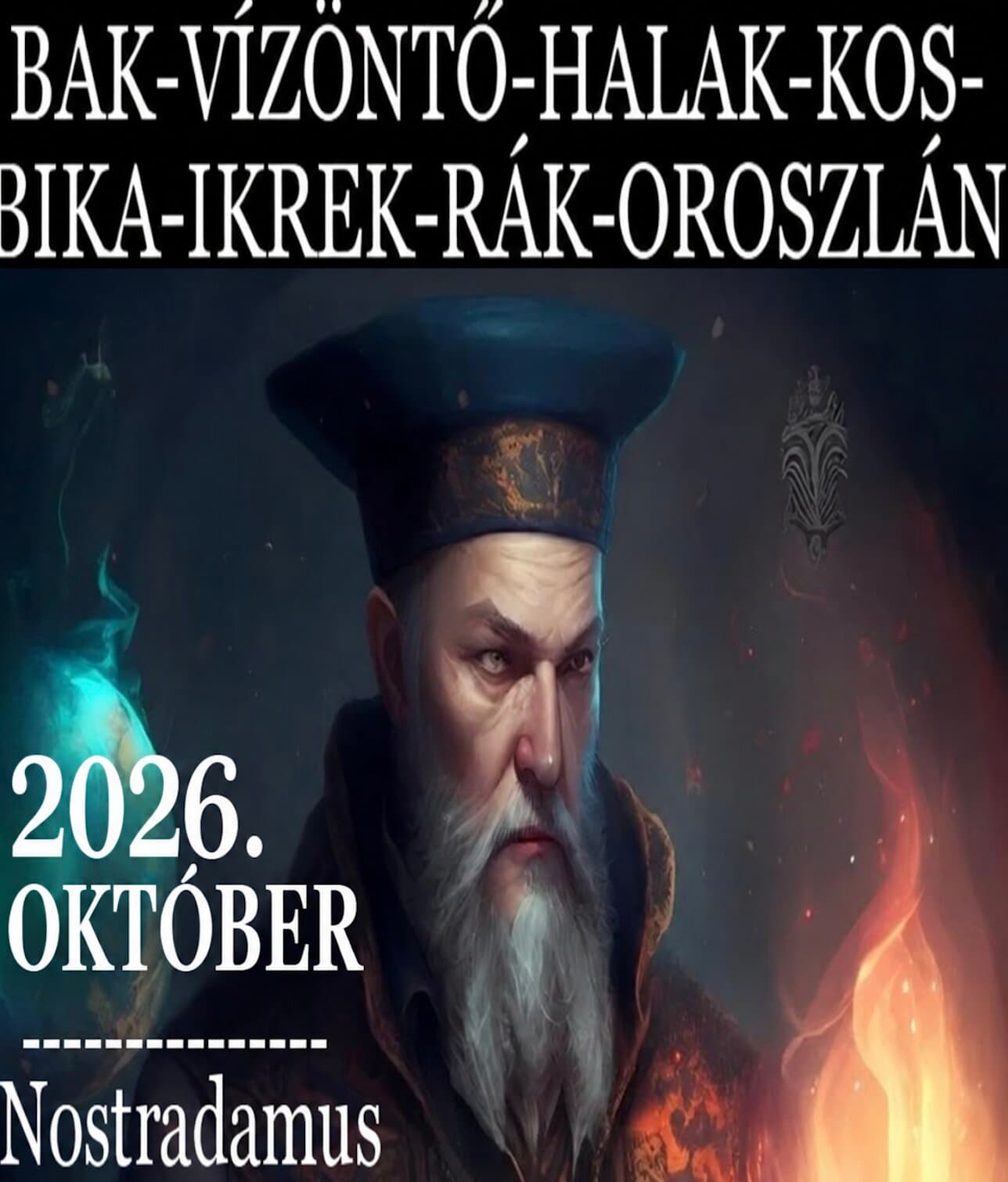 Nostradamus jóslata 4 csillagjegynek is fontos üzenetet tartogat 2026 októberre!