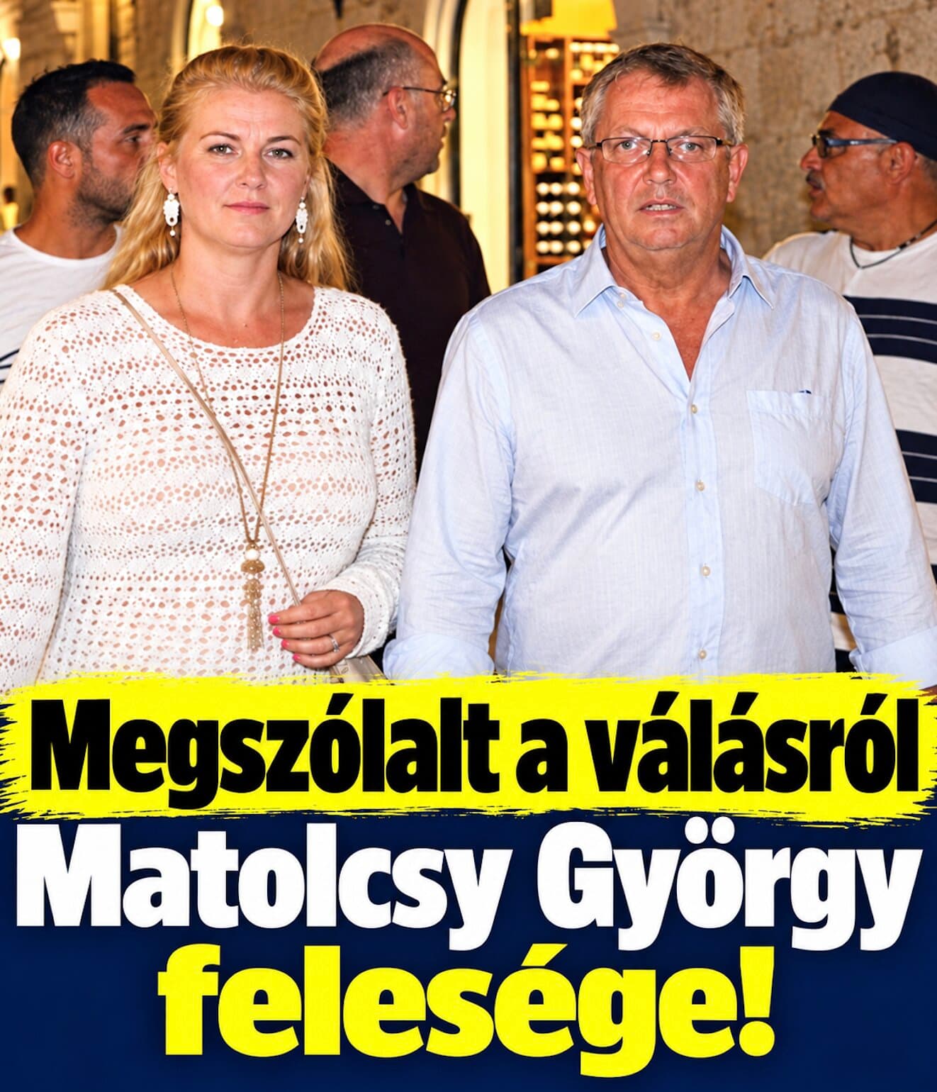 Megszólalt a válásról Matolcsy György felesége