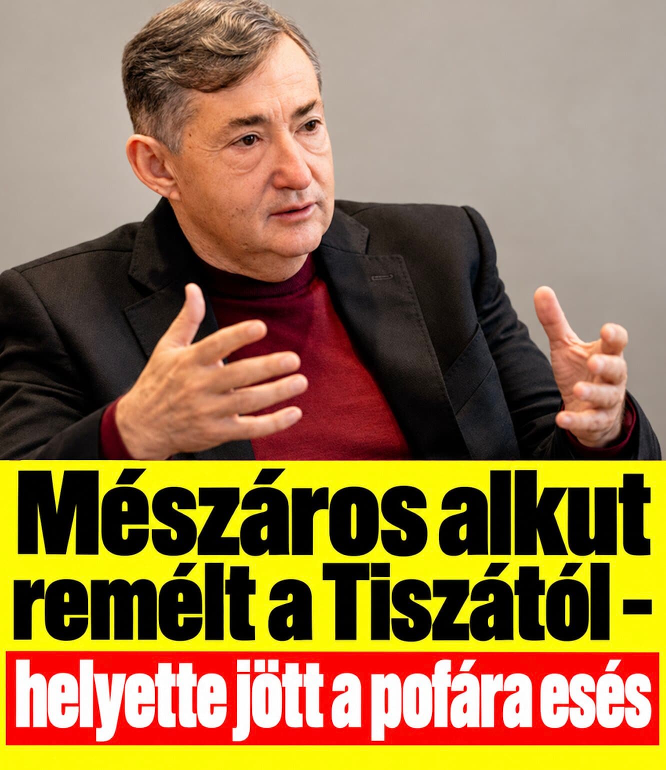 Mészáros alkut remélt a Tiszától – helyette jött a pofára esés