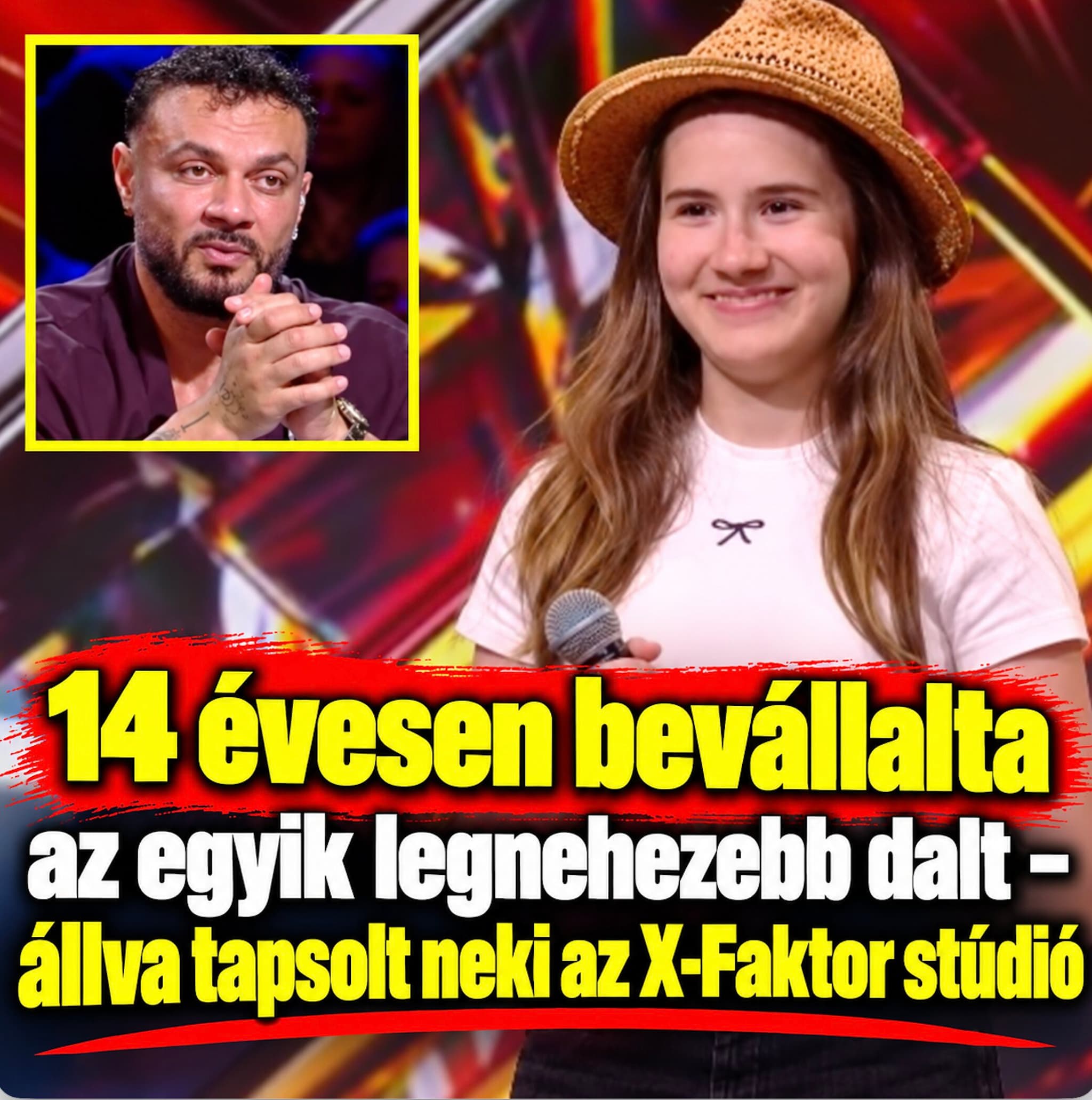 14 évesen bevállalta az egyik legnehezebb dalt – állva tapsolt neki az X-Faktor stúdió Videó a hozzászólásoknál található >>>