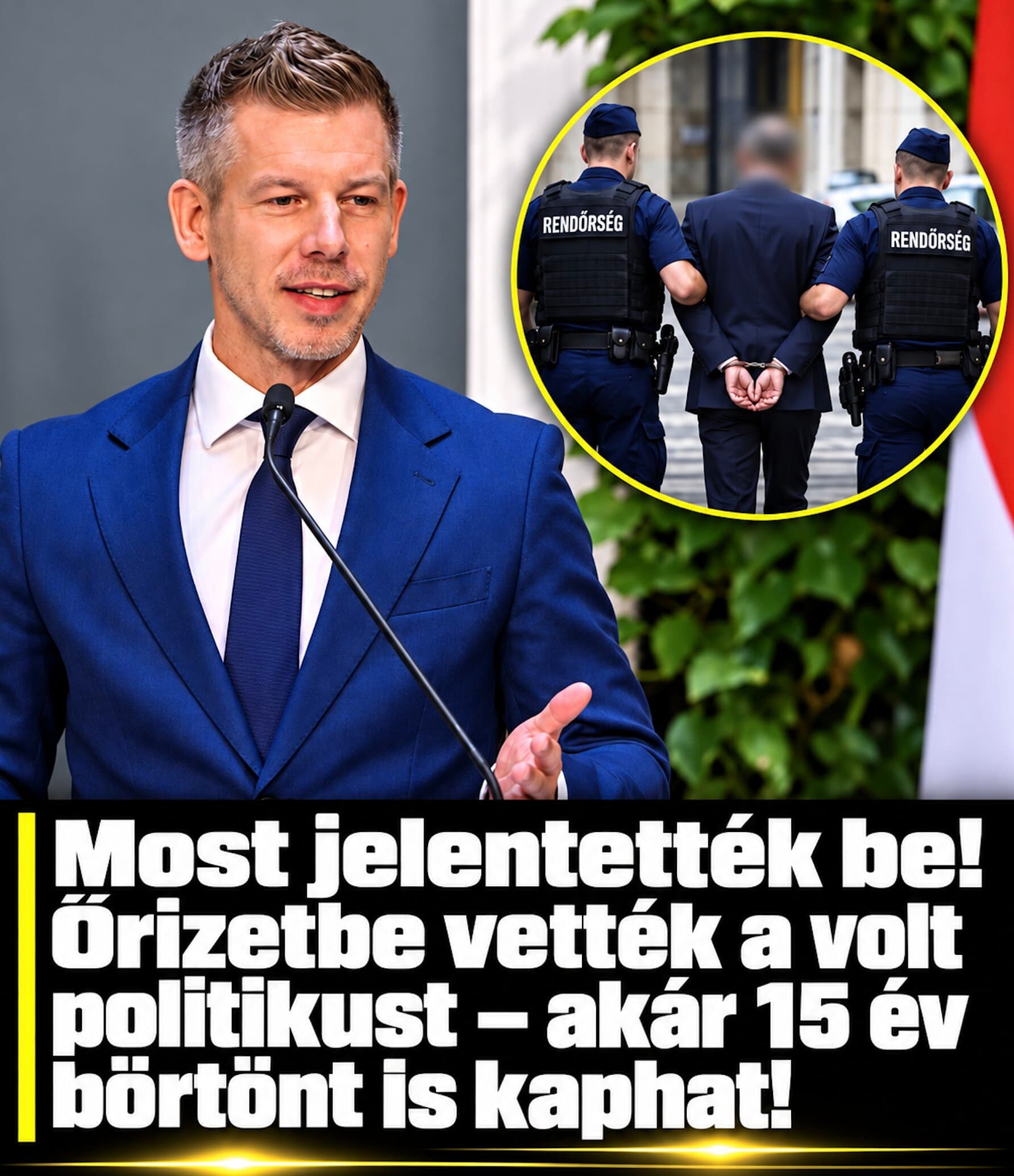 Most jelentették be ! Őrizetbe vették a volt FIDESZES politikust !Akár 15 év börtönt is kaphat!