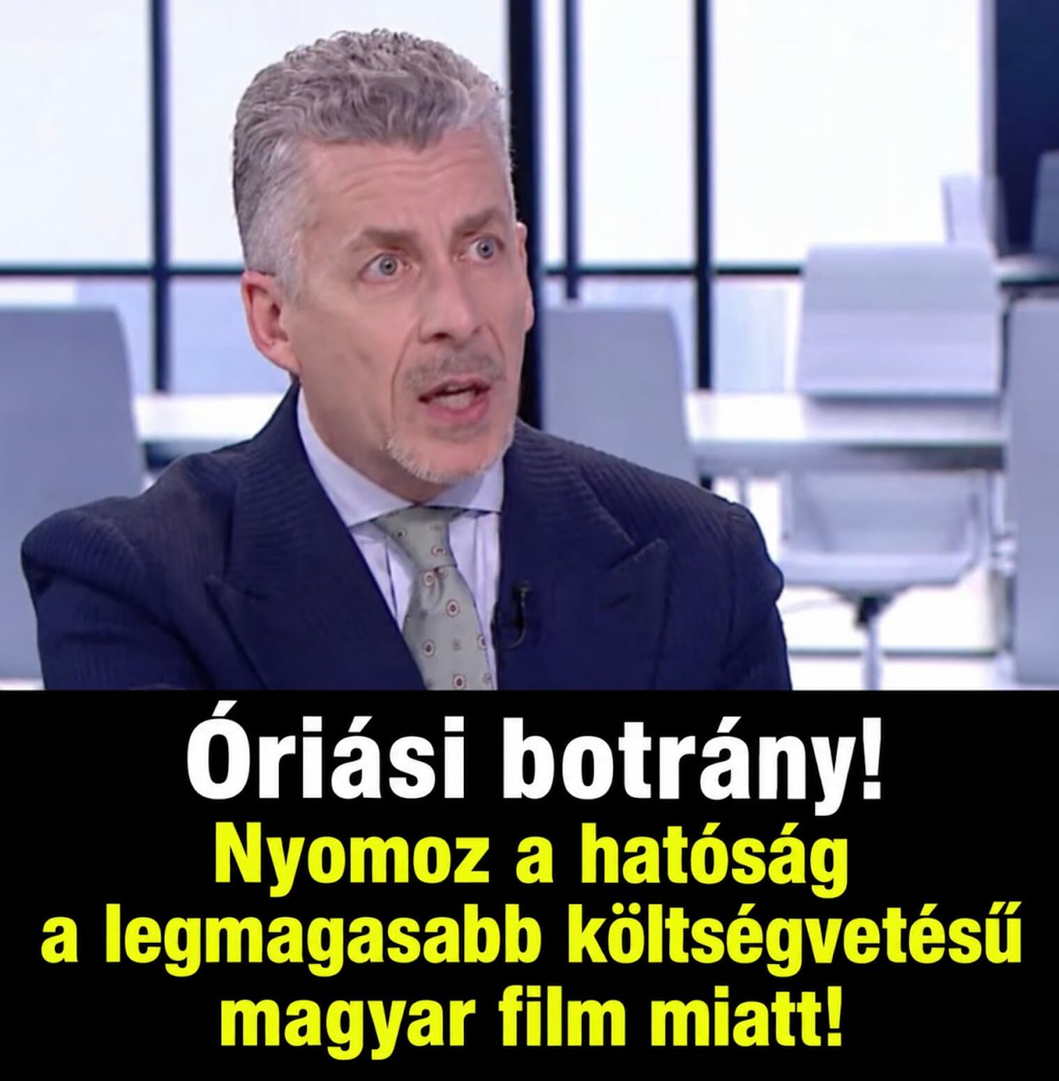 Óriási botrány! Nyomoz a hatóság a legmagasabb költségvetésű magyar film miatt !