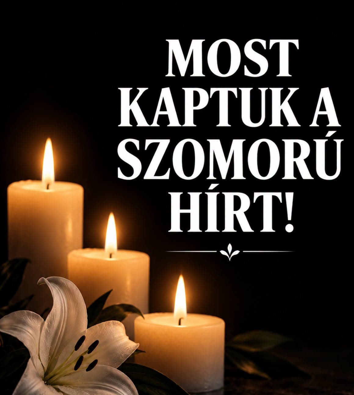 1 perce érkezett! Gyászba borult az ország – fájdalmas hírre ébredtünk, egy szeretett nagy név örökre távozott közülünk! 👇