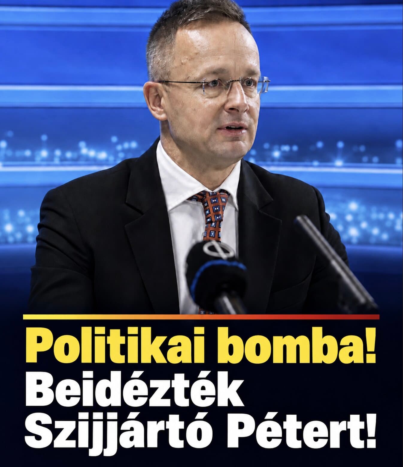 Politikai bomba: Beidézték Szijjártó Pétert!