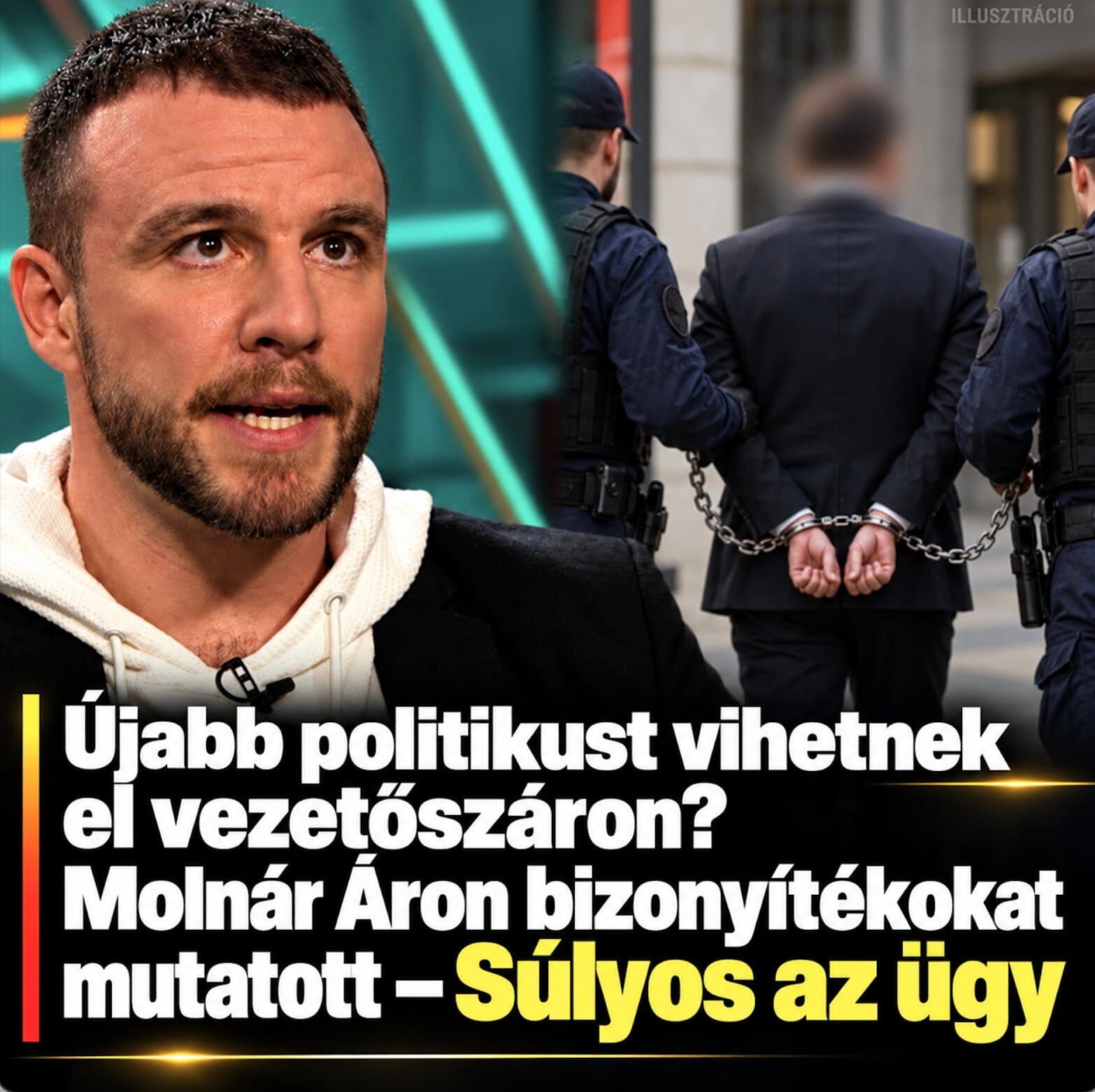 Újabb politikust vihetnek el vezetőszáron? Molnár Áron bizonyítékokat mutatott- Súlyos az ügy!