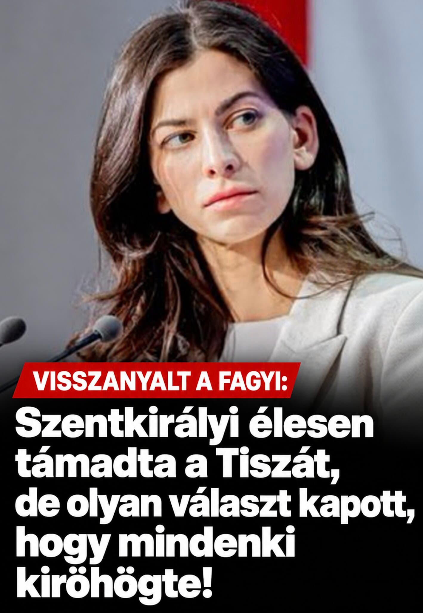 Visszanyalt a fagyi:Szentkirályi élesen támadta a Tiszát, de olyan választ kapott, hogy mindenki kiröhögte !