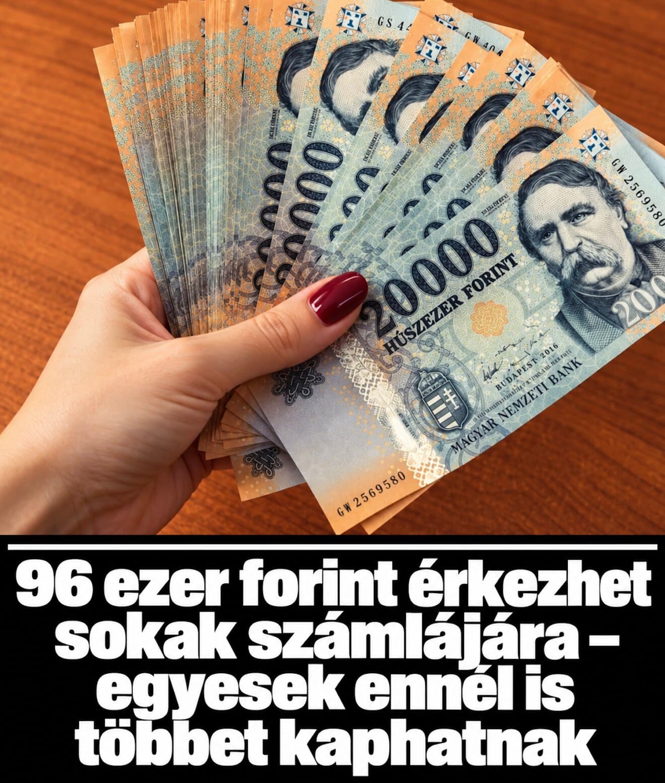 96 ezer forint érkezhet sokak számlájára – egyesek ennél is többet kaphatnak!