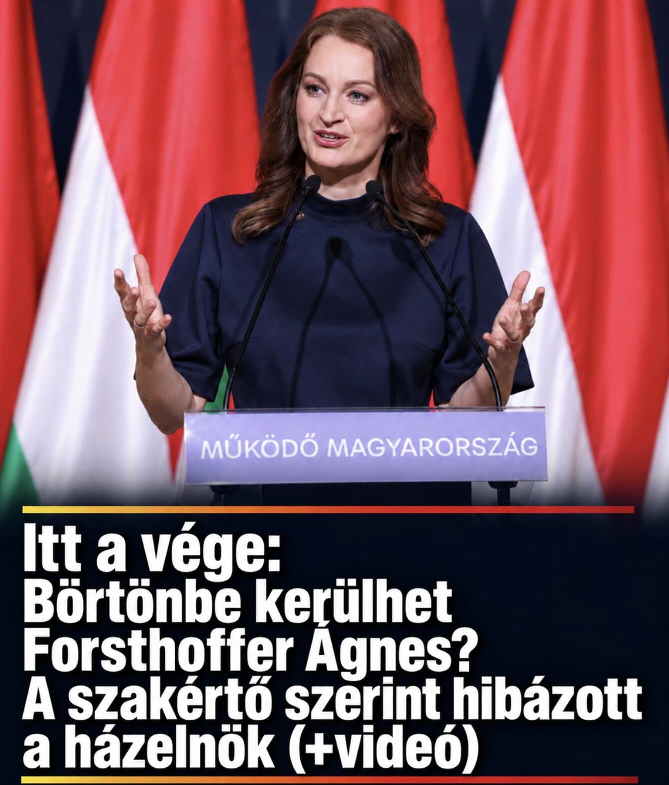 Itt a vége:Börtönbe kerülhet Forsthoffer Ágnes? A szakértő szerint hibázott a házelnök (+videó)