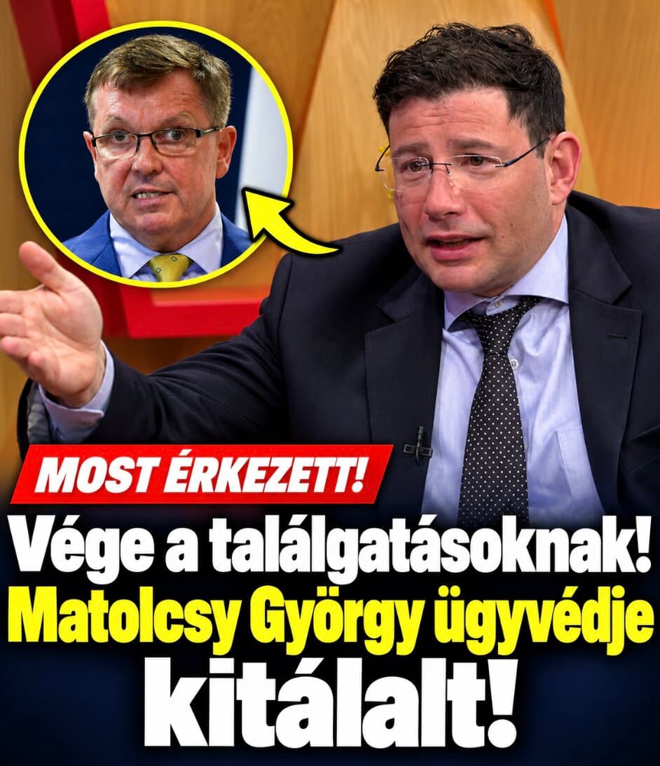 Most jelentette be Matolcsy György ügyvédje ! EZ hihetetlen, a történtek fényében erre senki nem volt felkészülve: Részletek lent a hozzászólásoknál!