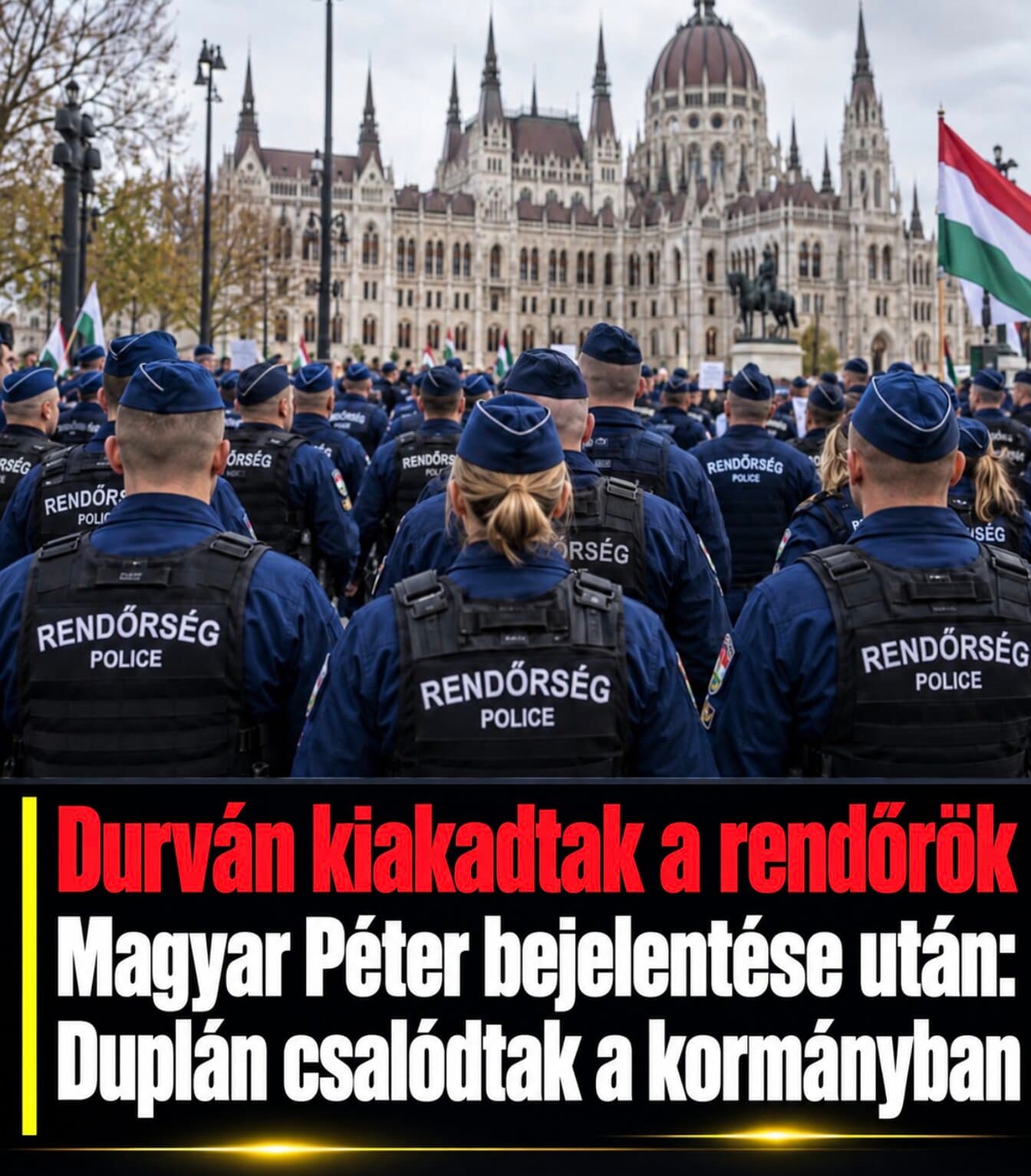 Durván kiakadtak a rendőrök Magyar Péter bejelentése után: Duplán csalódtak a kormányban!