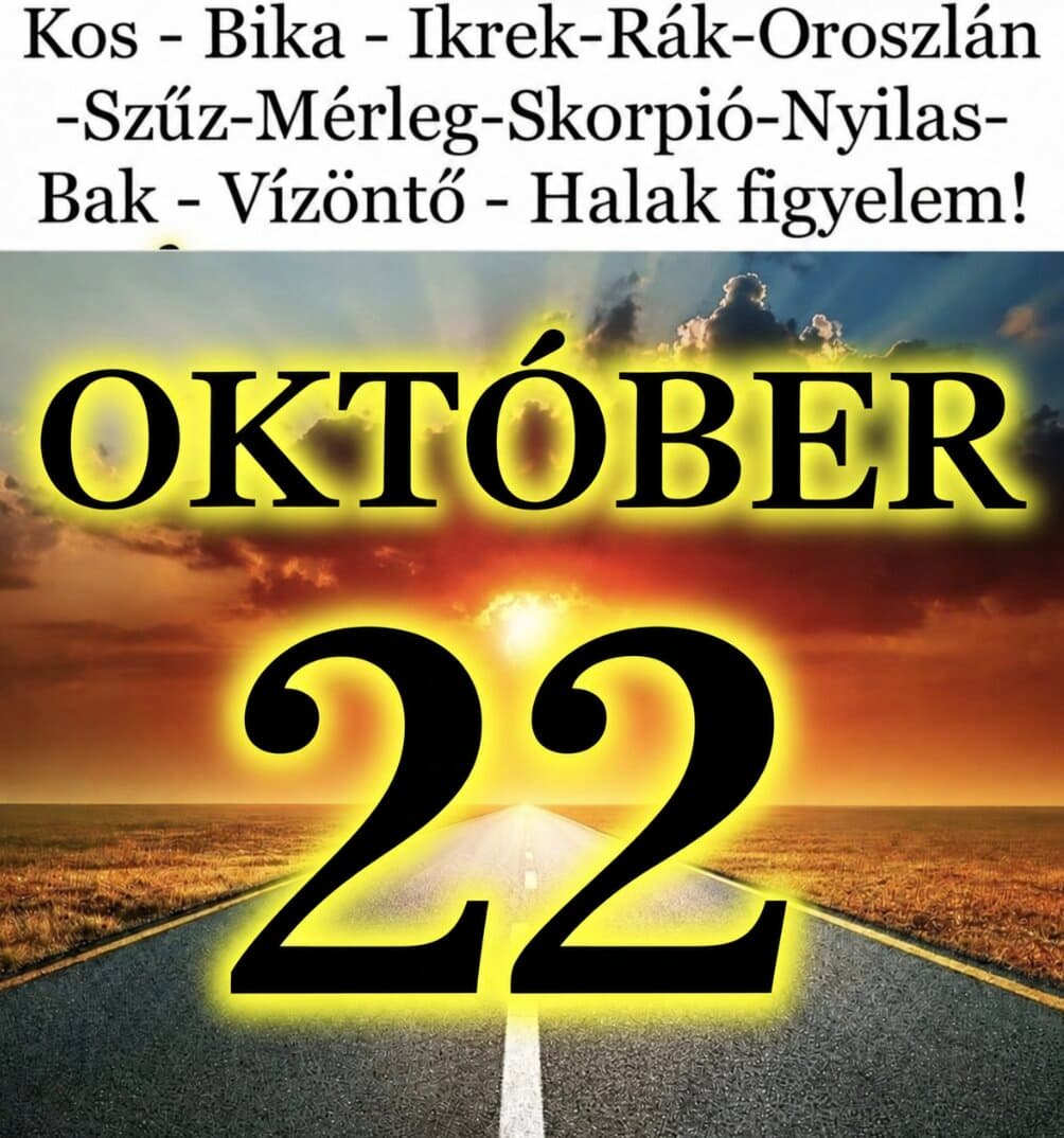 Komoly változást hoz a mai nap! Kos - Bika - Ikrek-Rák-Oroszlán-Szűz-Mérleg-Skorpió-Nyilas-Bak - Vízöntő - Halak figyelem!Hatalmas változást hoz a mai nap!Mai horoszkóp (CSÜTÖRTÖK)