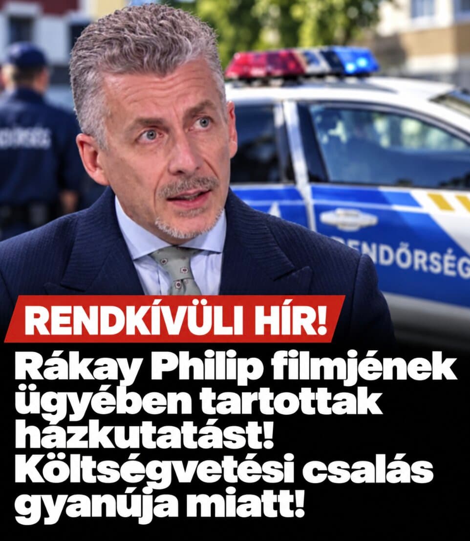 Rákay Philipnél házkutatást tartottak Költségvetési csalás gyanúja miatt!