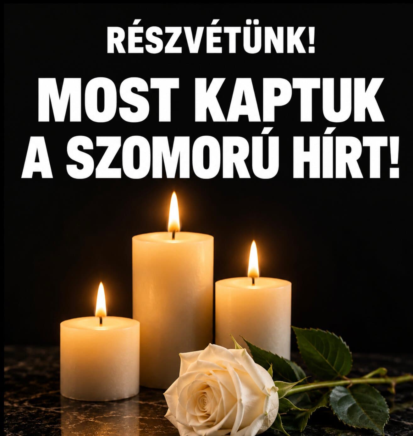 Feketébe borult a reggel: megrendítő hír érkezett, nagy névtől kell végső búcsút vennünk!