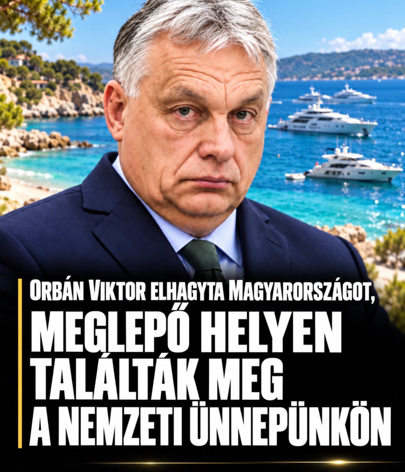 Orbán Viktor elhagyta Magyarországot, meglepő helyen találták meg a nemzeti ünnepünkön