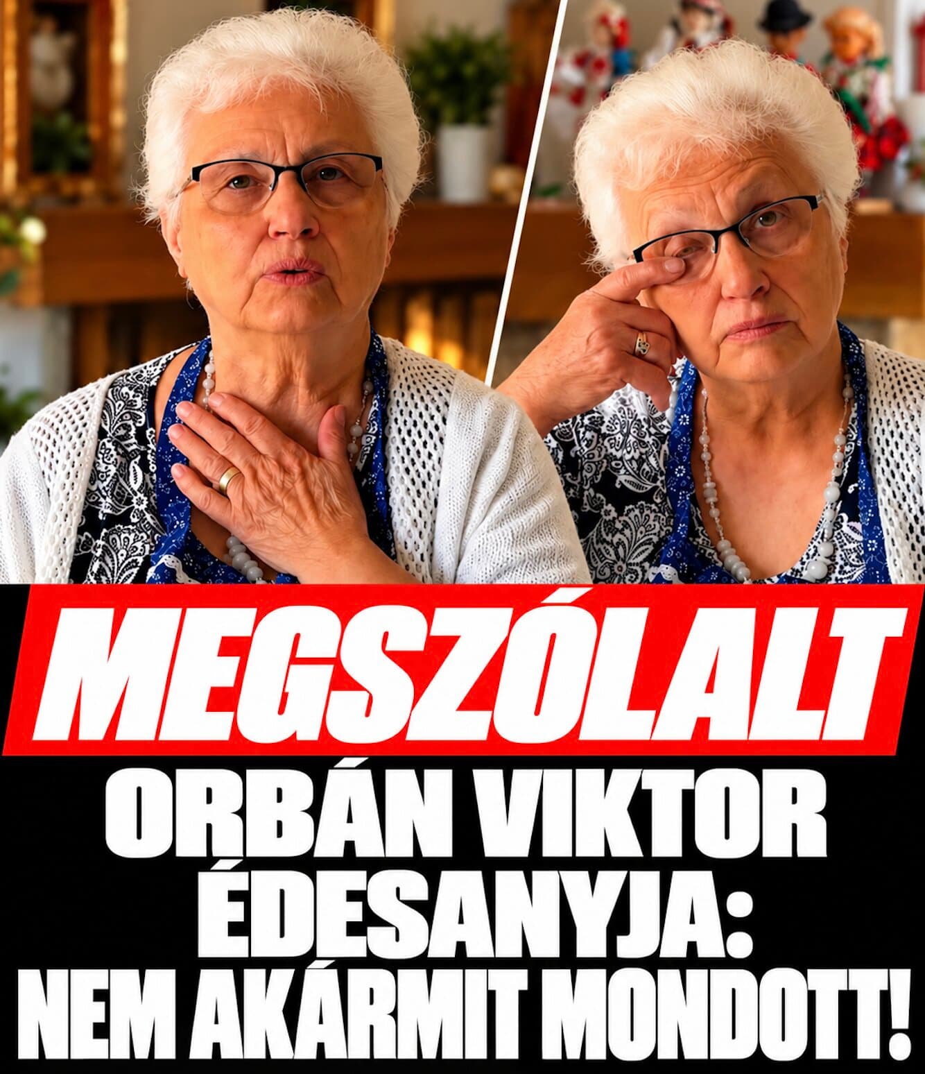 Nyilatkozott Orbán Viktor édesanyja: Nem akármit mondott!